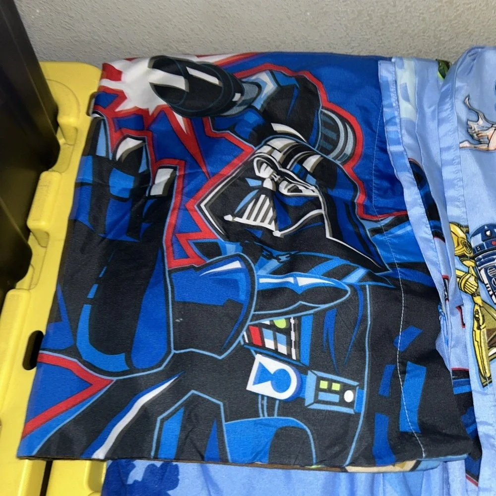 Star Wars The Force Twin‎ Sheets & Pillow Case Yoda Luke Leia Darth Vader
